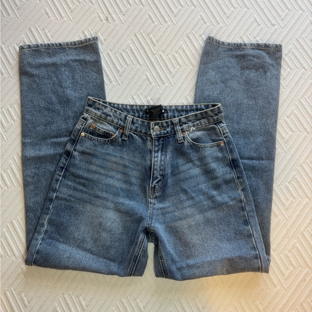 Fashion Nova Flared Classic Blue Denim Jeans